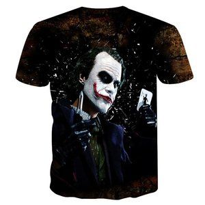 Joker Dark Knight Batman shirt 3D Print Breathable